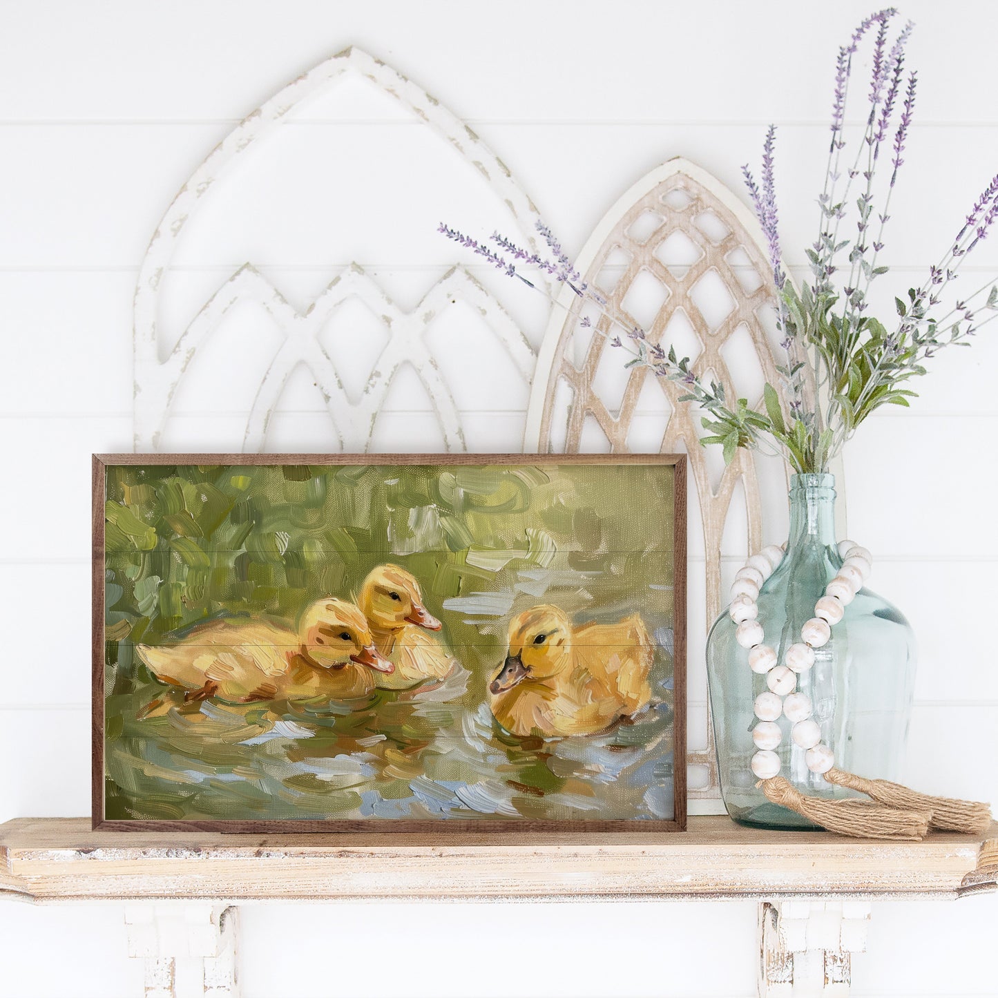 Duckling Swim By Petals Prints Design