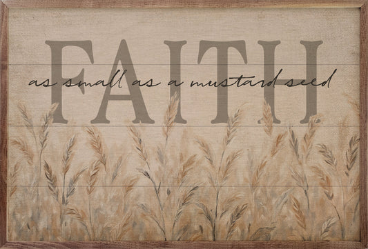Faith As Small As A Mustard Seed