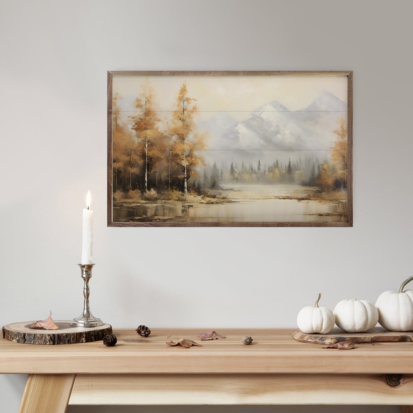Fall Lake I By Petals Prints Design