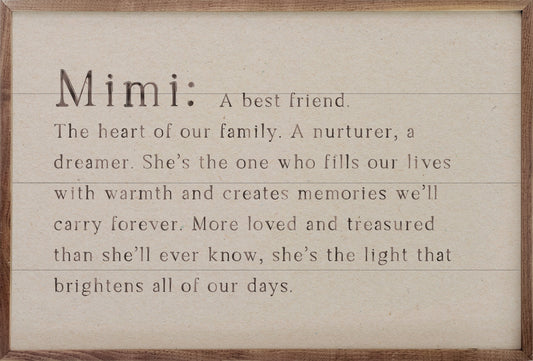 Family Definition Mimi