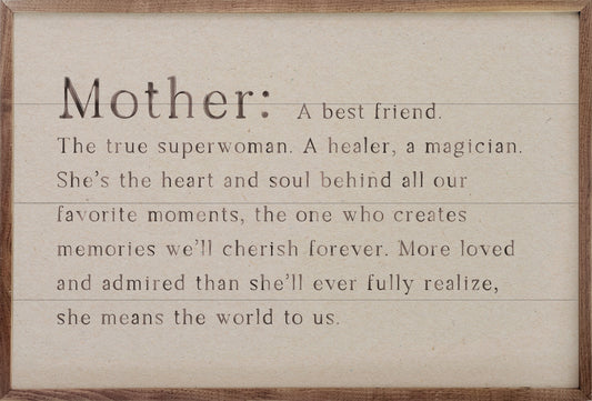 Family Definition Mother