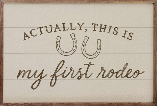 First Rodeo