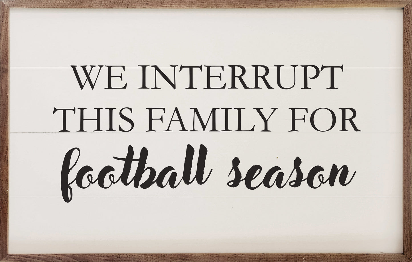 Football Season White