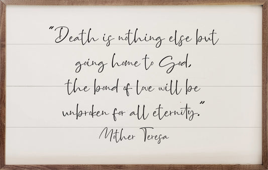 Going Home To God White