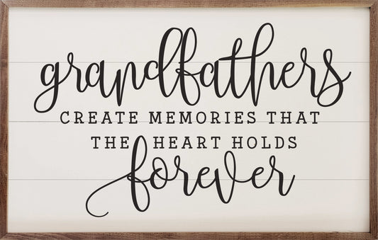 Grandfathers Forever White