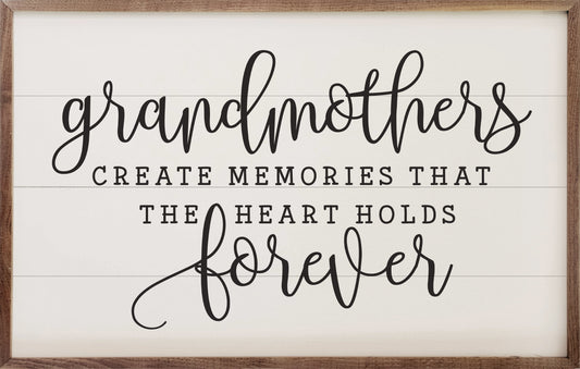 Grandmothers Forever White