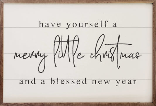 Have Yourself A Merry Little Christmas White