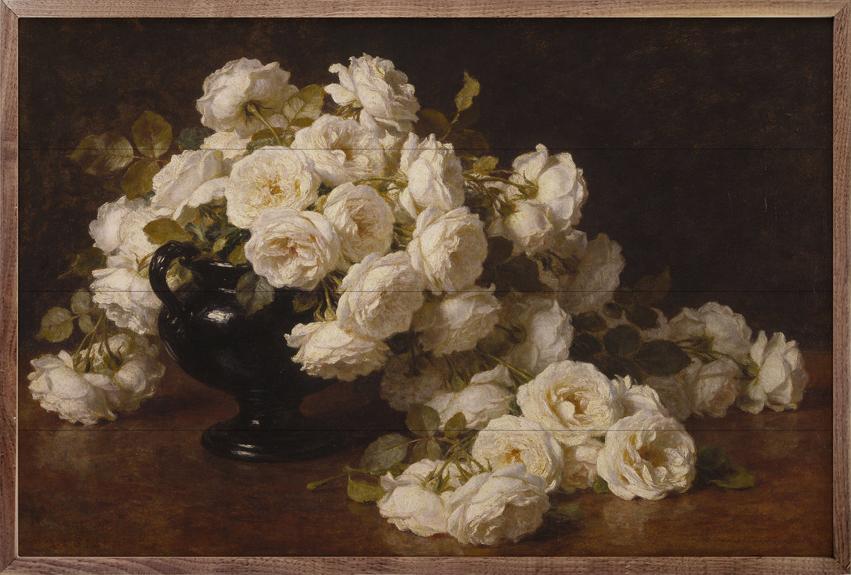 Heirloom White Garden Roses