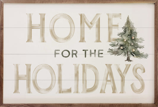 Home For The Holidays White