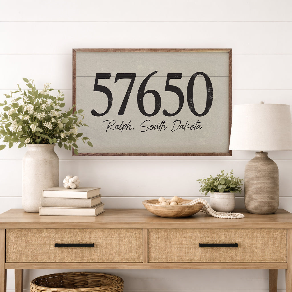 Hometown Personalized Zip Code
