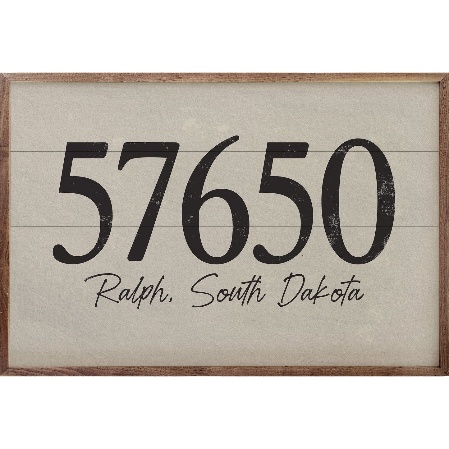 Hometown Personalized Zip Code
