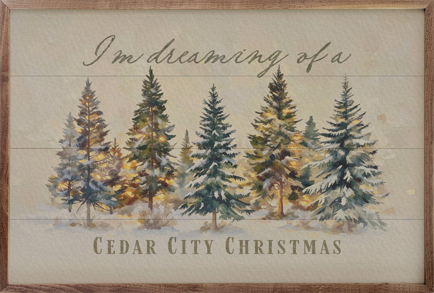 I'm Dreaming Of A Personalized Christmas