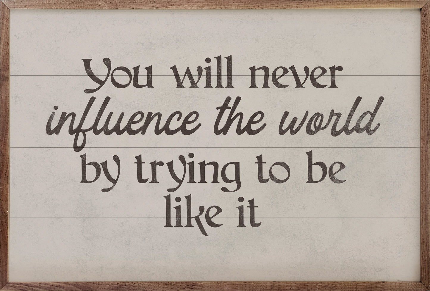 Influence The World White