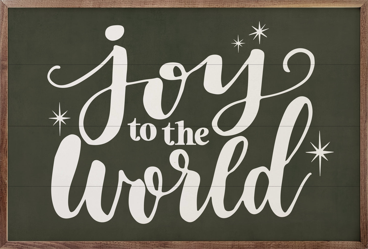 Green Joy To The World White