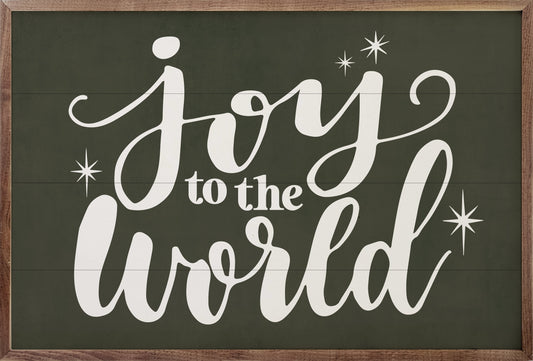 Green Joy To The World White