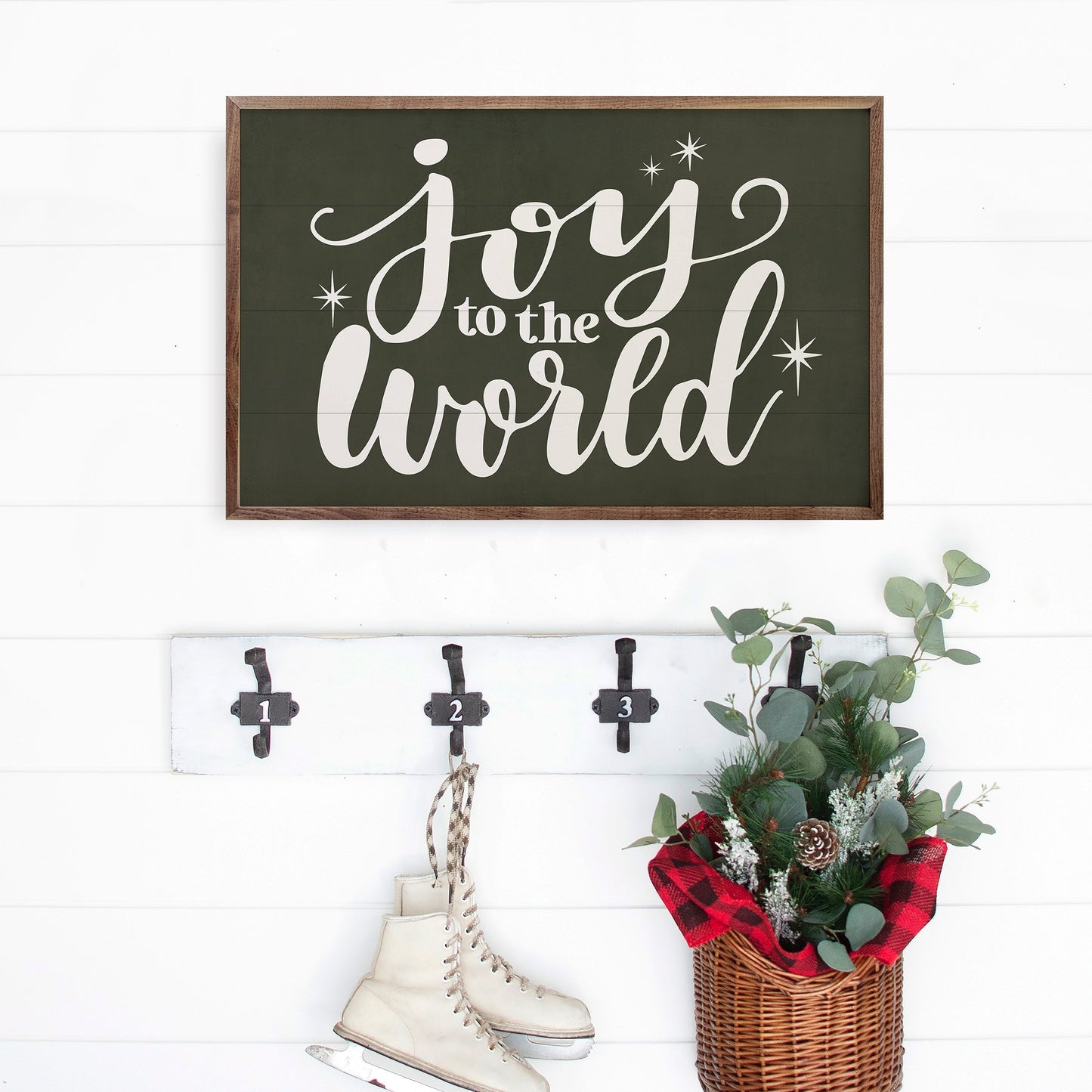 Green Joy To The World White