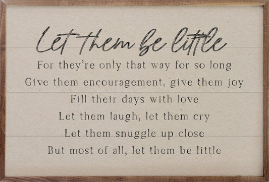 Let Them Be Little
