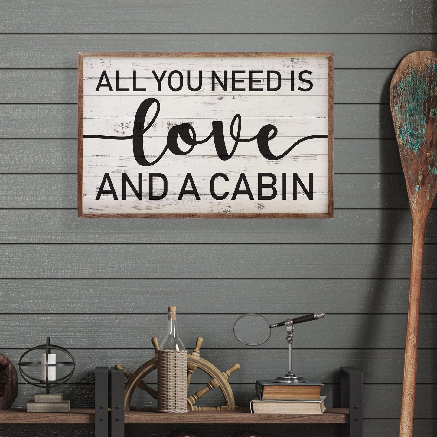 Love And A Cabin Whitewash