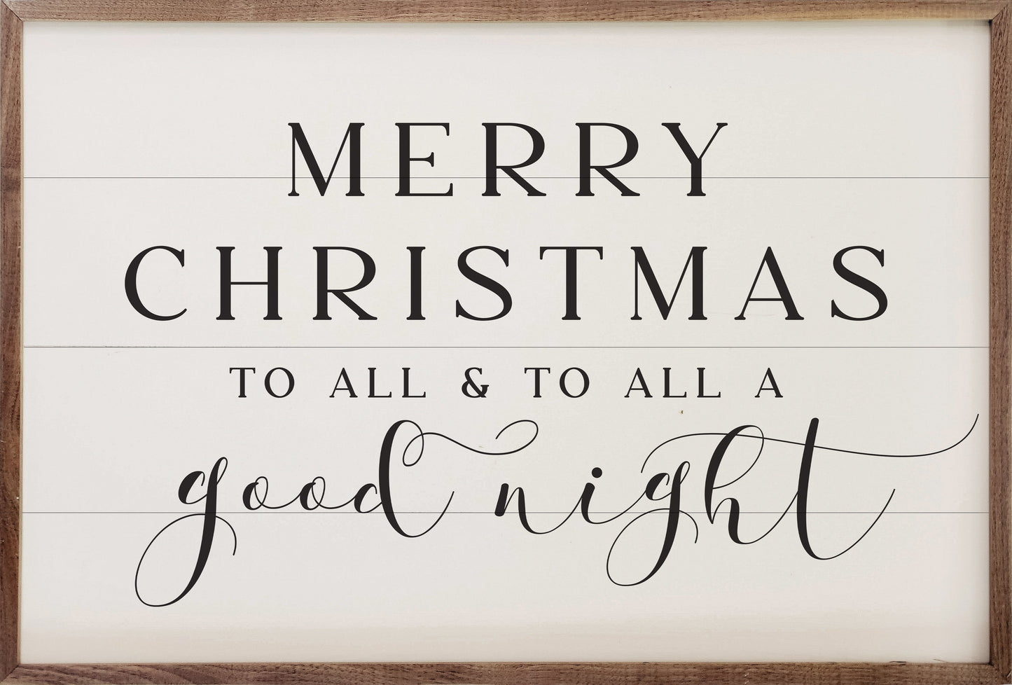 Merry Christmas Script Good Night White