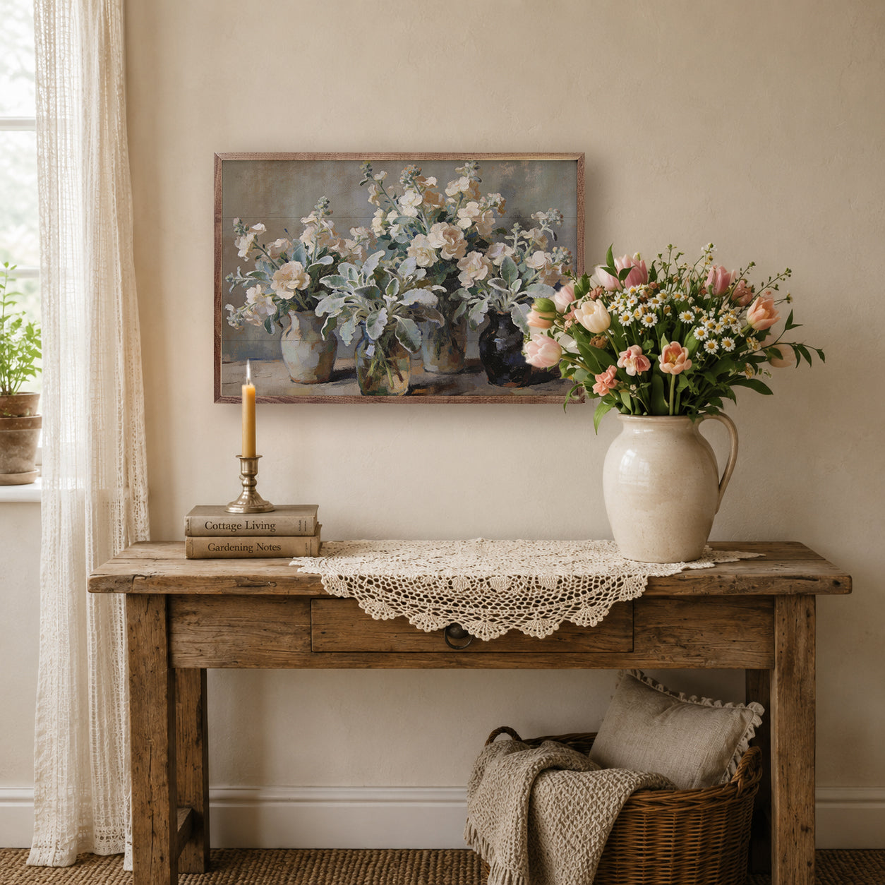 Muted Floral Cluster