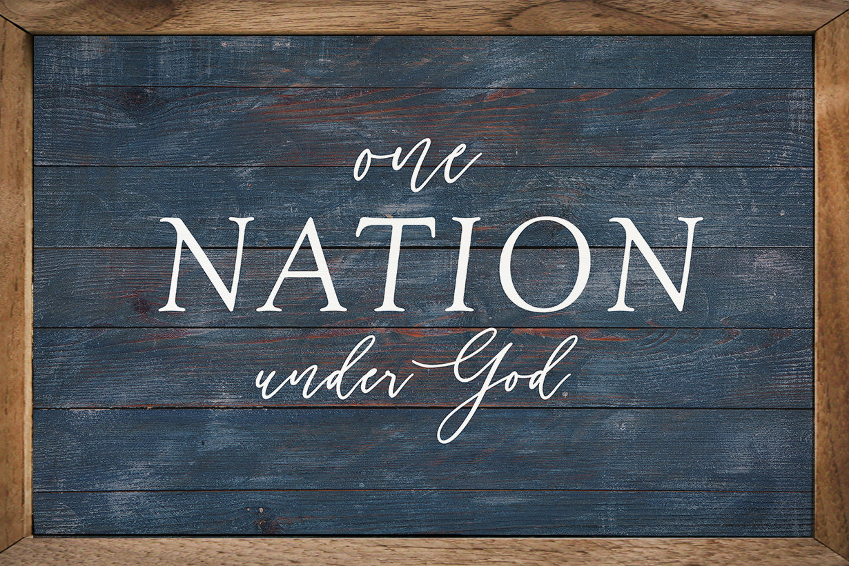 One Nation Under God Blue