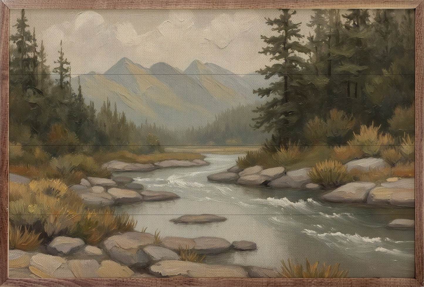 Pines and River Valley