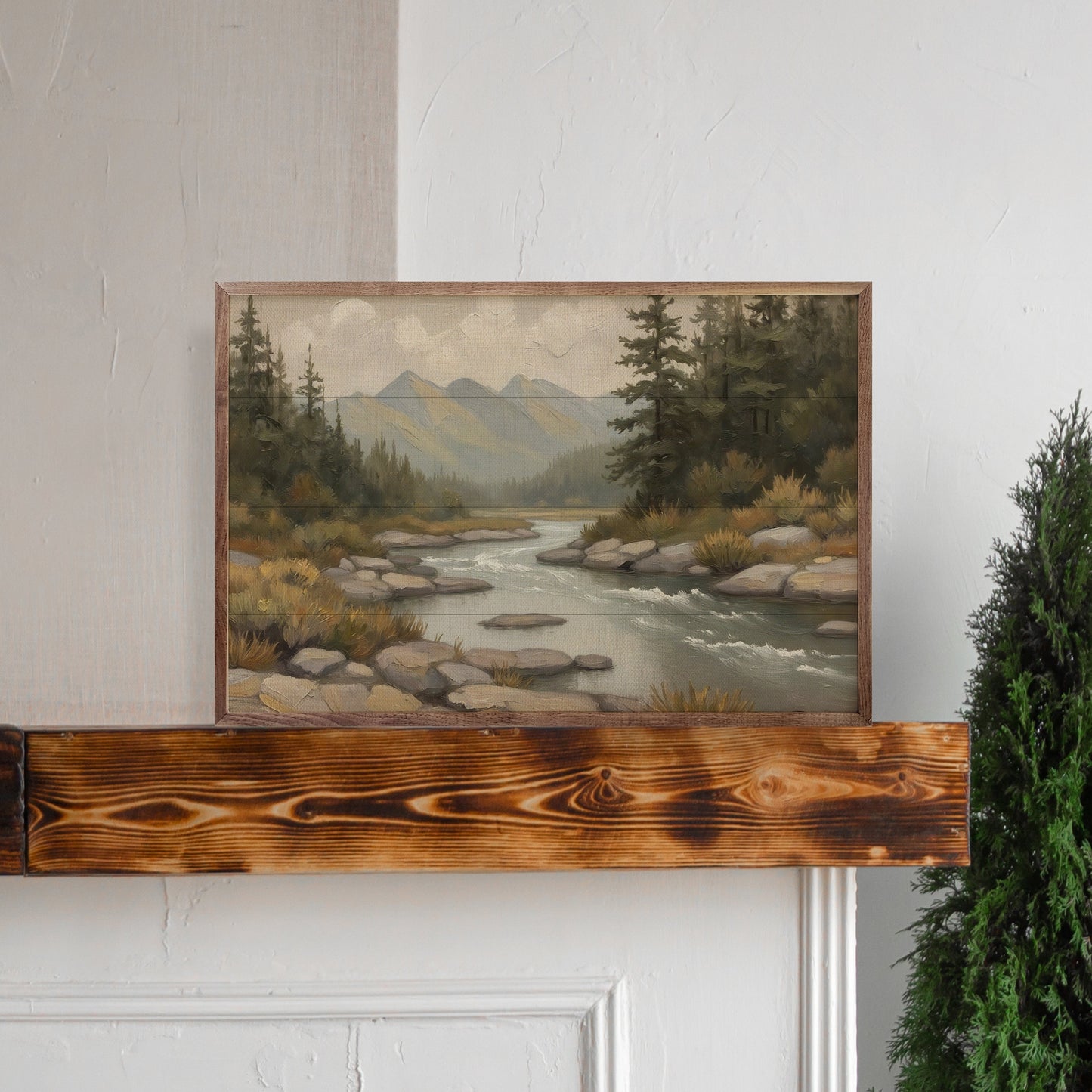 Pines and River Valley