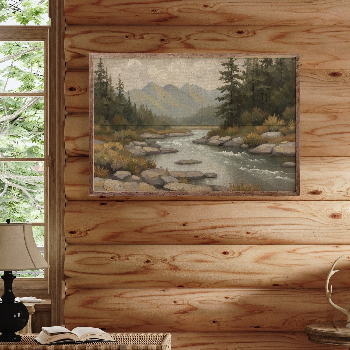 Pines and River Valley