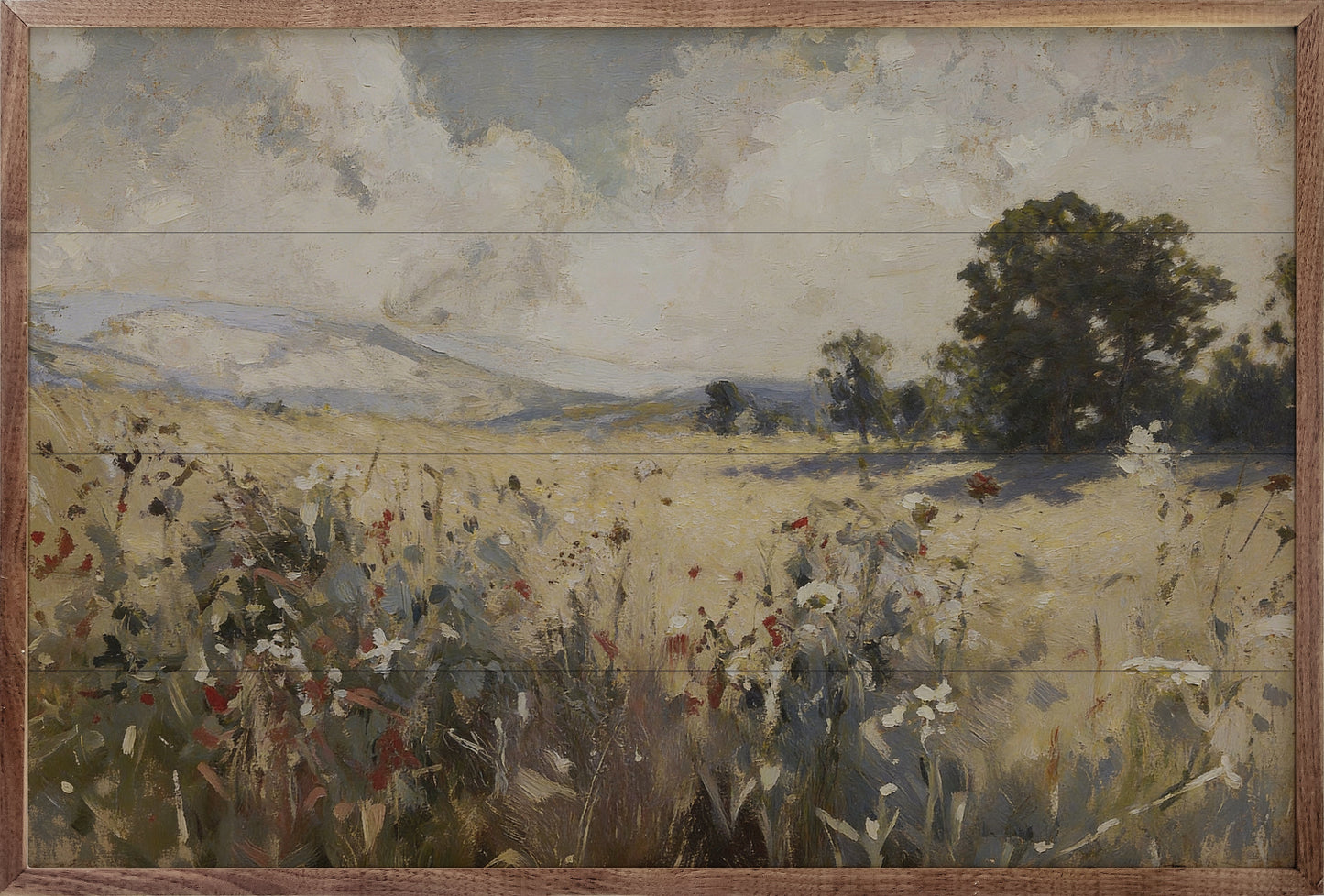 Prairie With Red Flecks