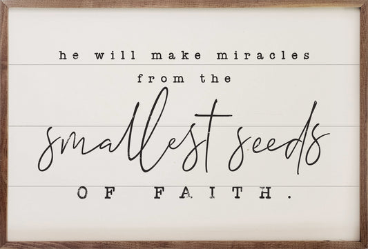 Smallest Seeds White