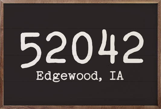 Stamped Sans Personalized City State Zip