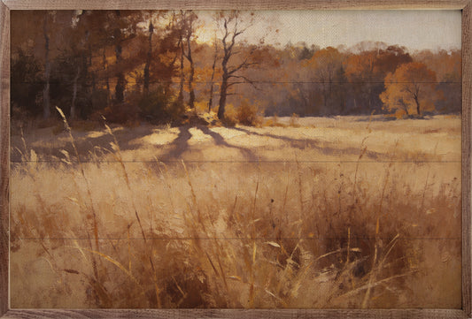 Sunlit Autumn Meadow