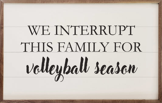 Volleyball Season White