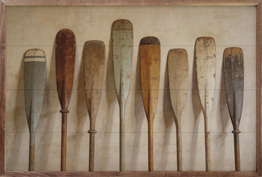 Weathered Coastal Oars