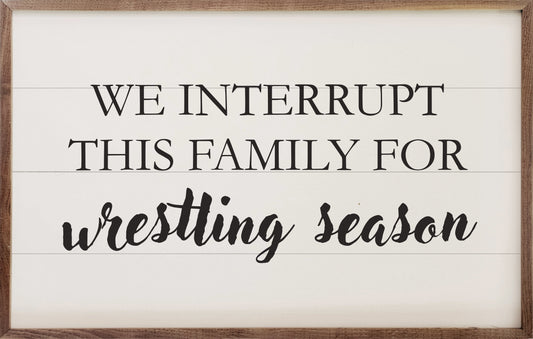 Wrestling Season White