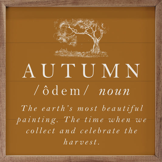 Autumn Definition Tree Gold