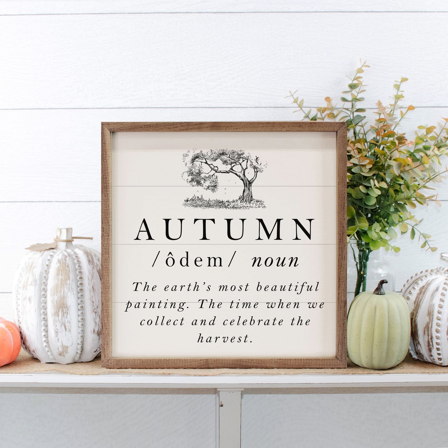 Autumn Definition Tree White