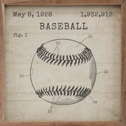 Baseball Patent Brown