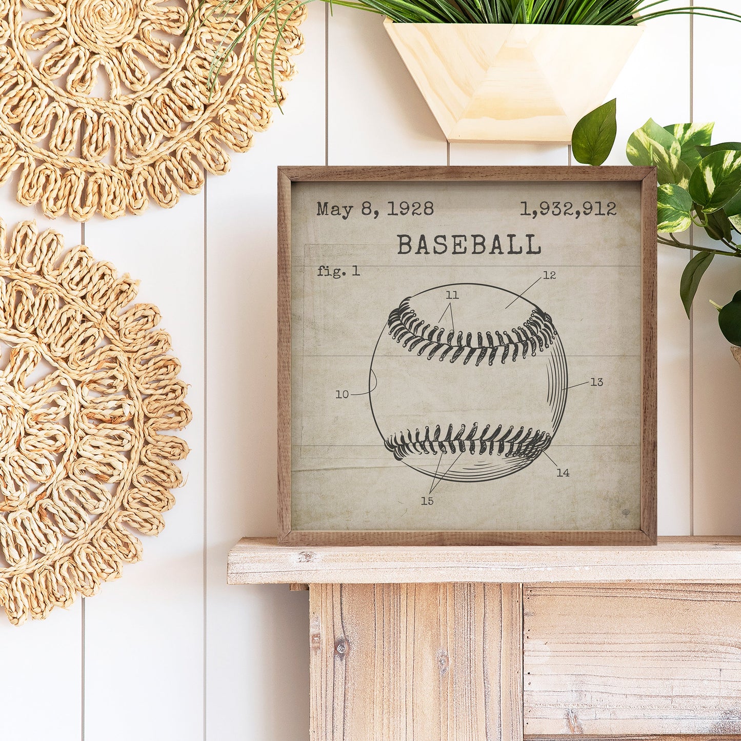 Baseball Patent Brown