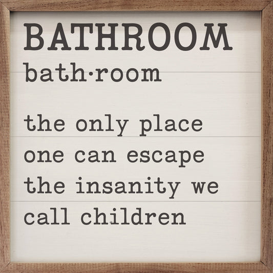 Bathroom Definition White