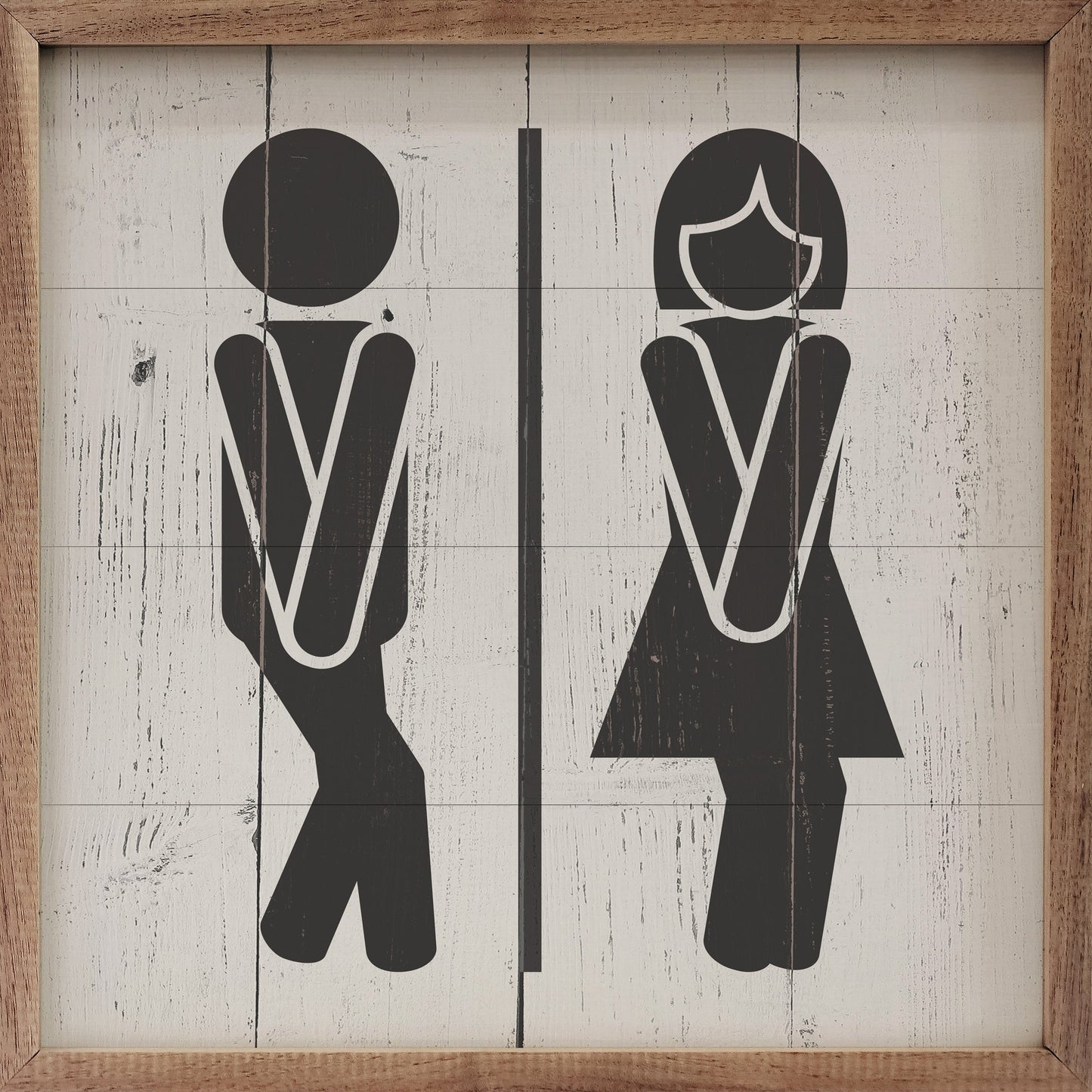 Bathroom Icons Whitewash