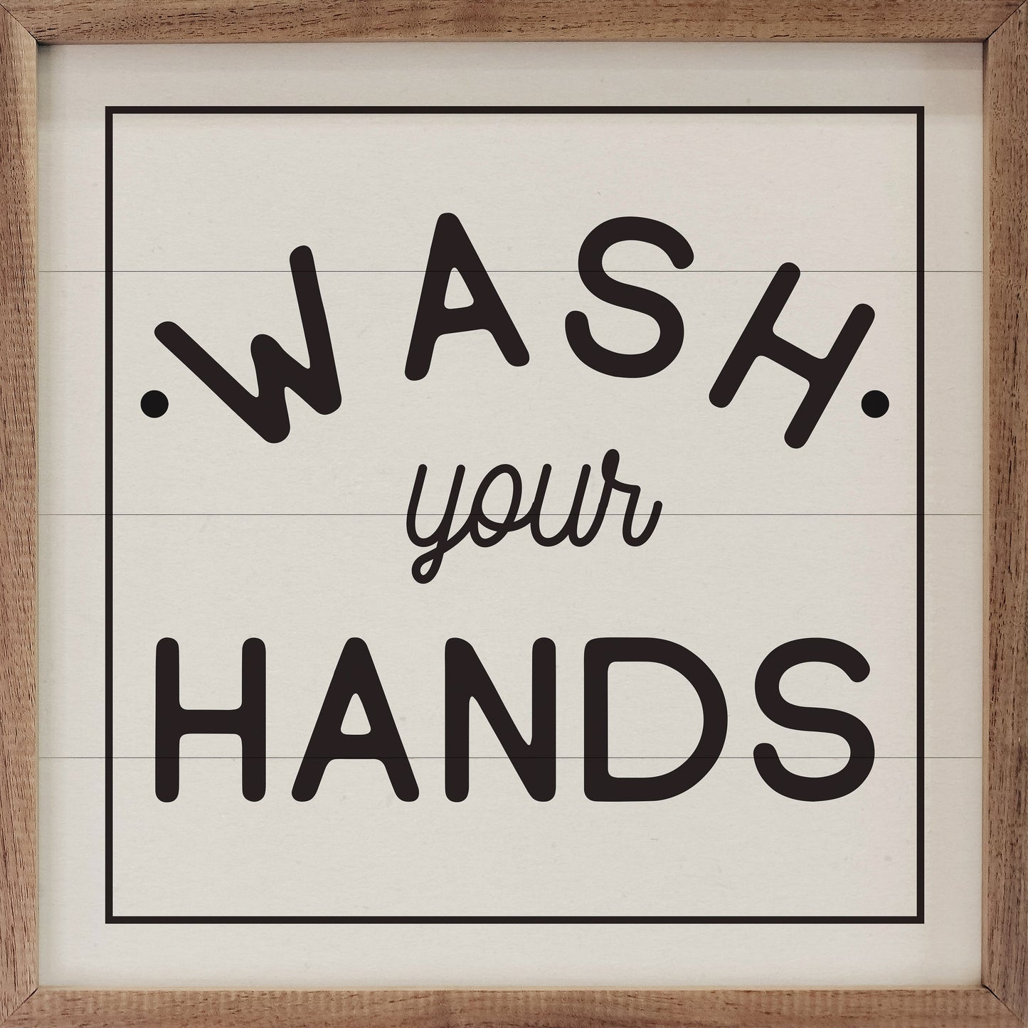 Bathroom Rules I White By WA