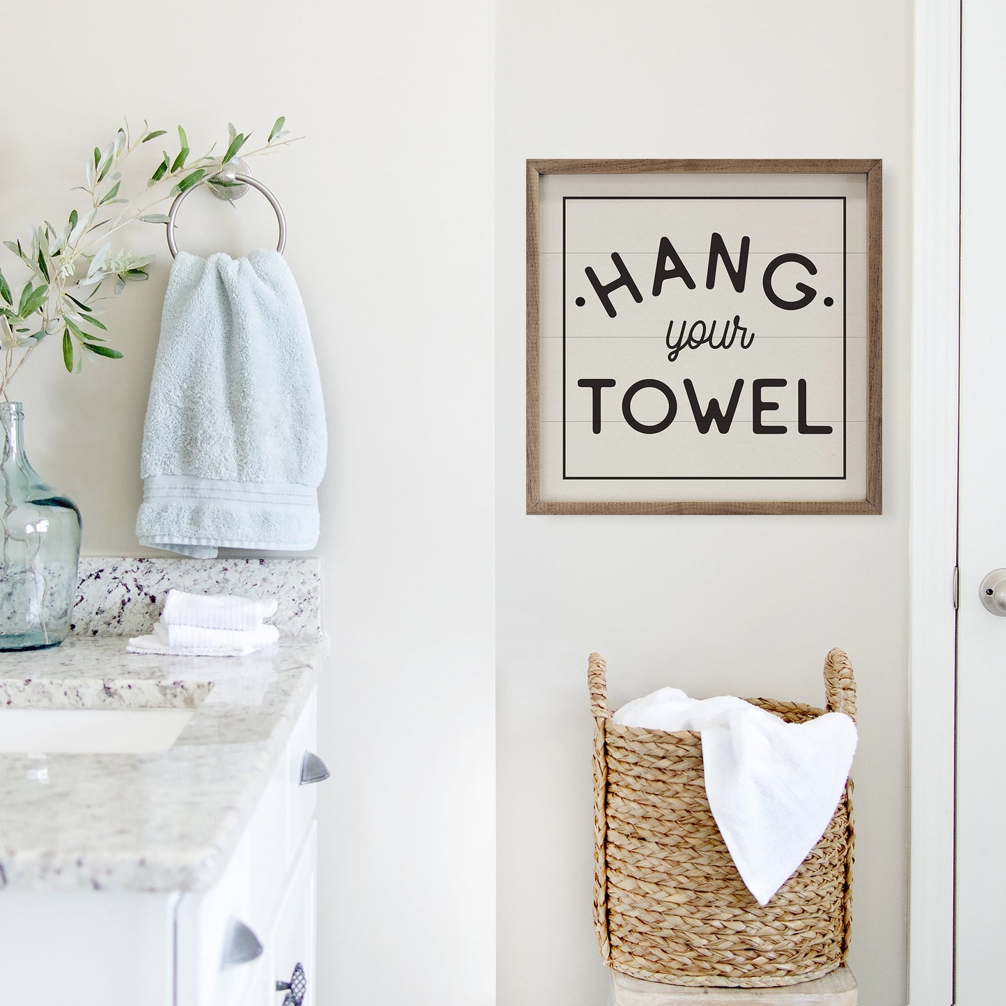 Bathroom Rules II White By WA