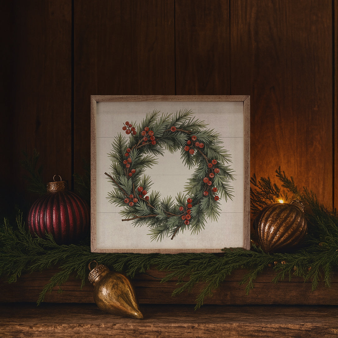 Berry Pine Wreath