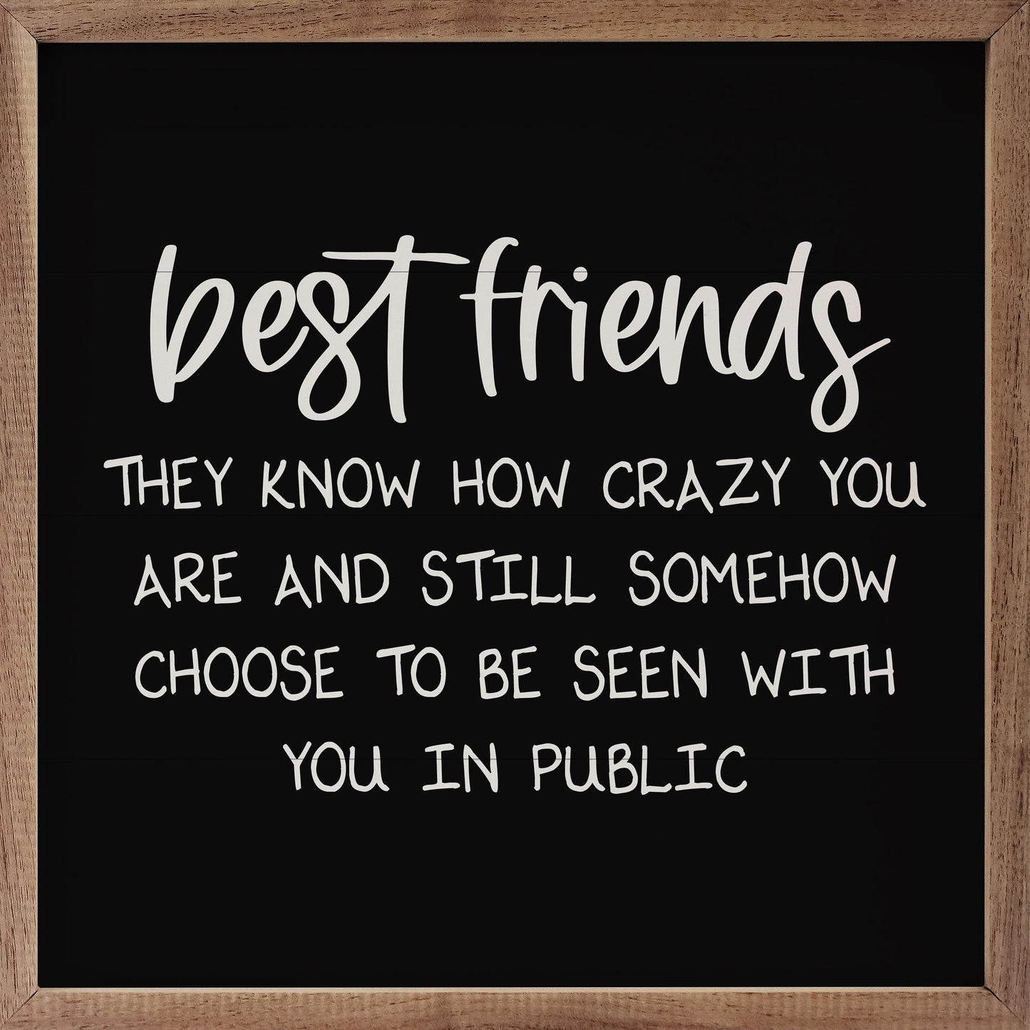 Best Friends Crazy Black