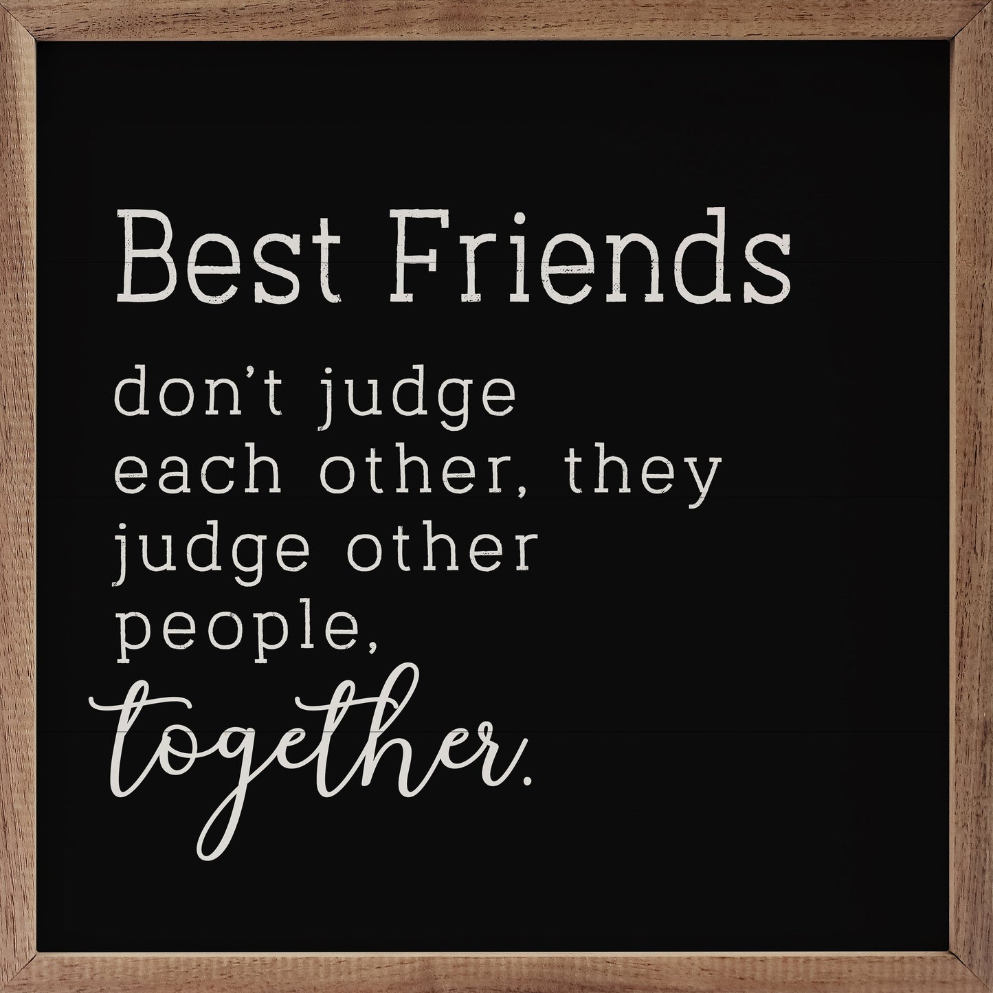 Best Friends Judge Black