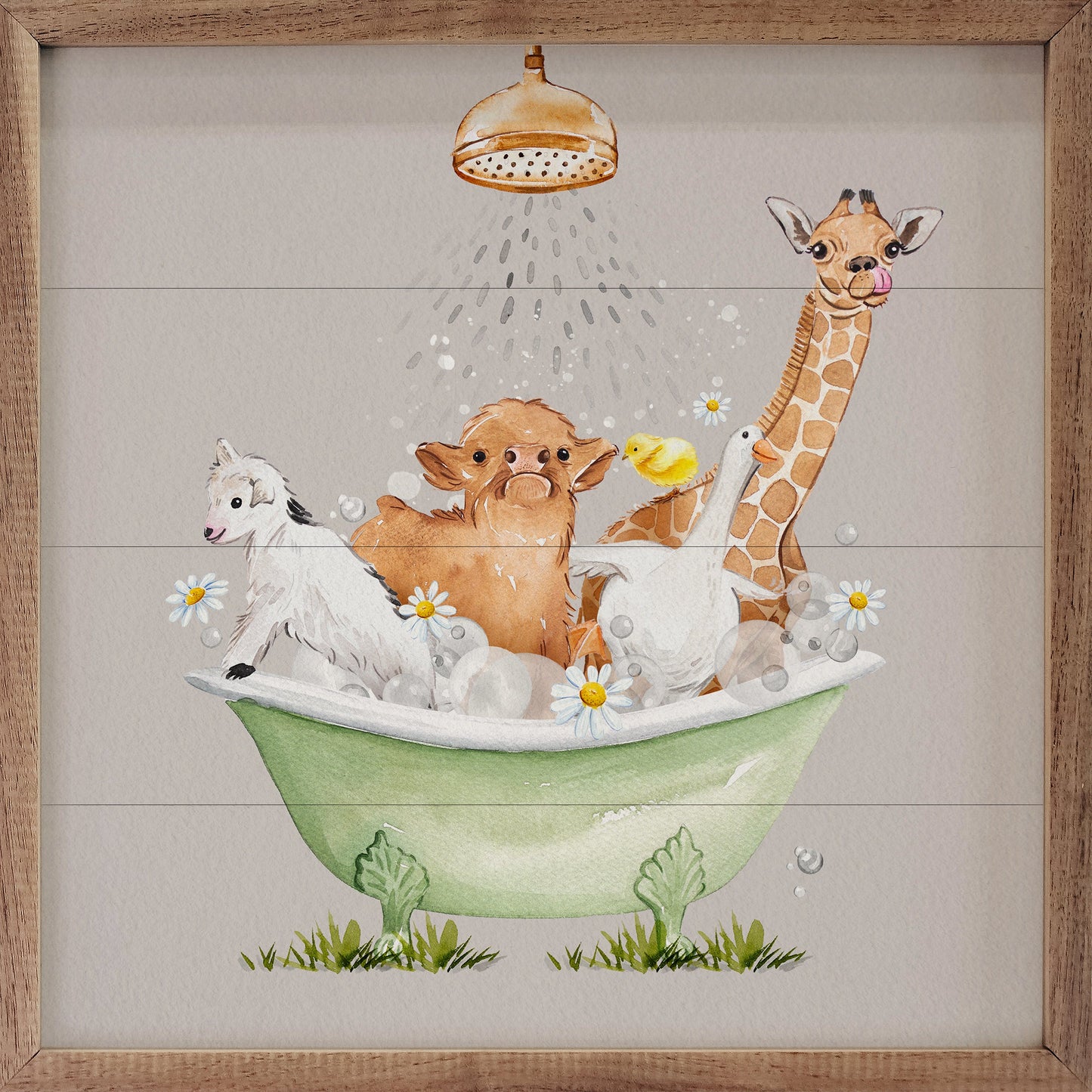 Bubble Bath Buddies I By Enya Todd