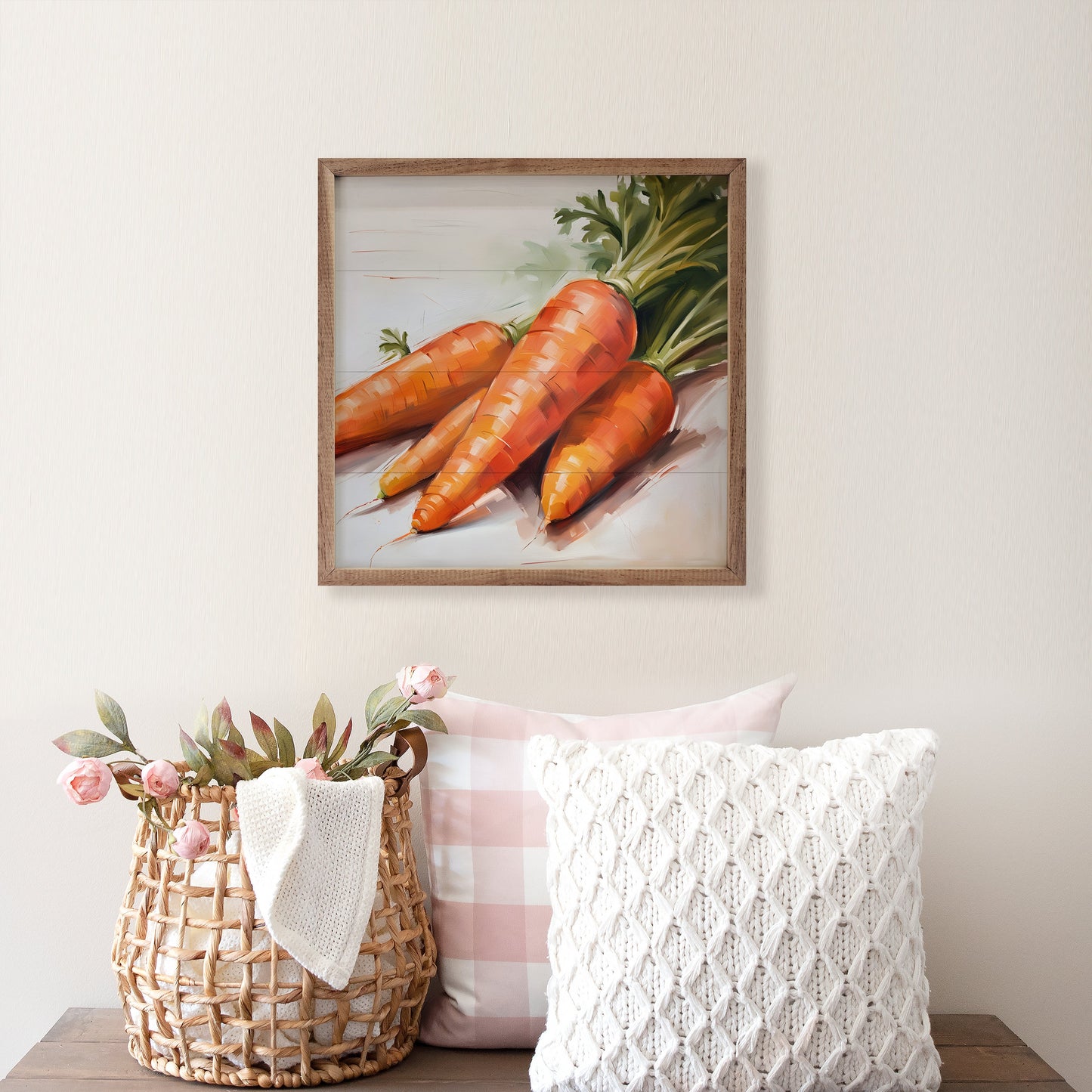 Bunch Of Carrots Whitewash