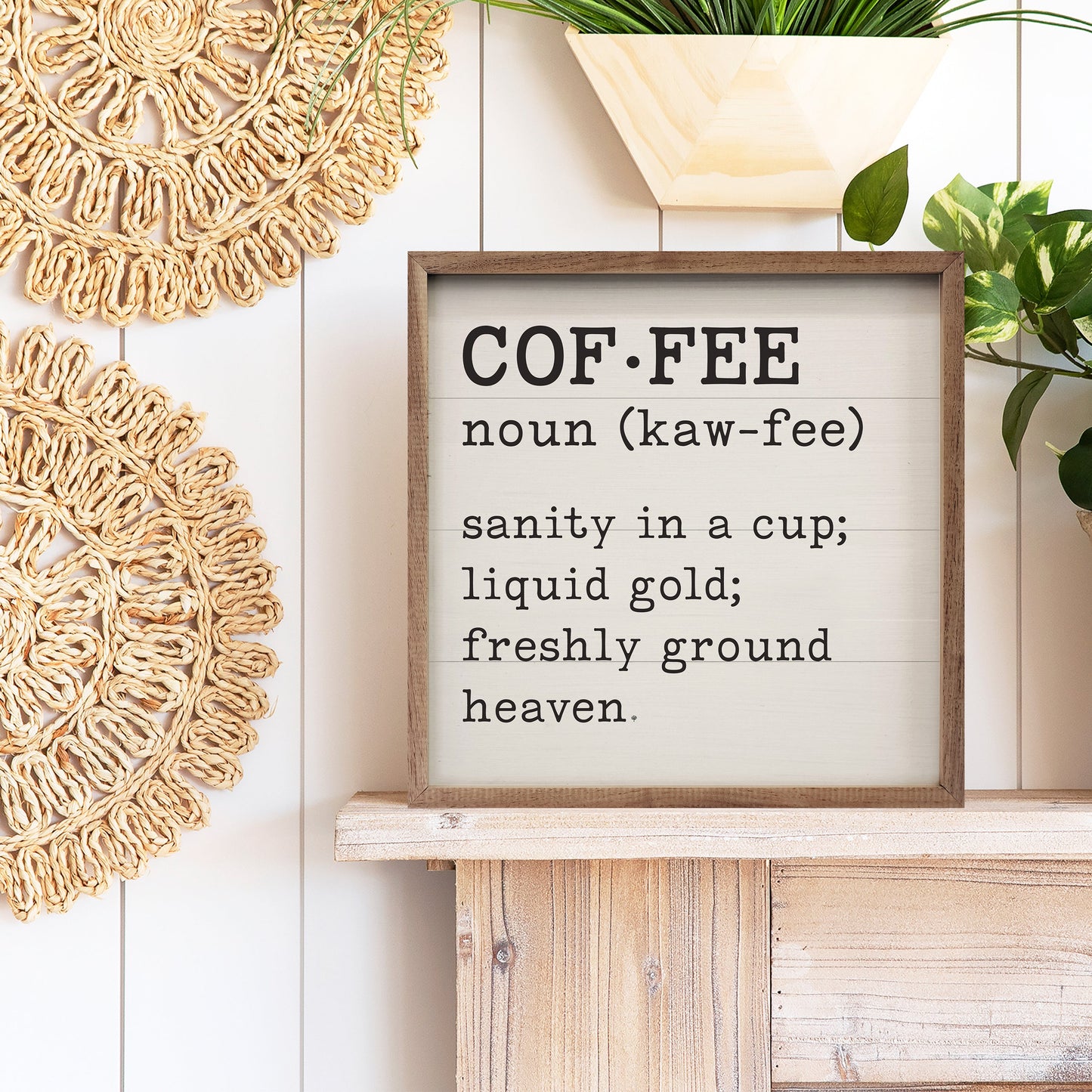 Coffee Definition White