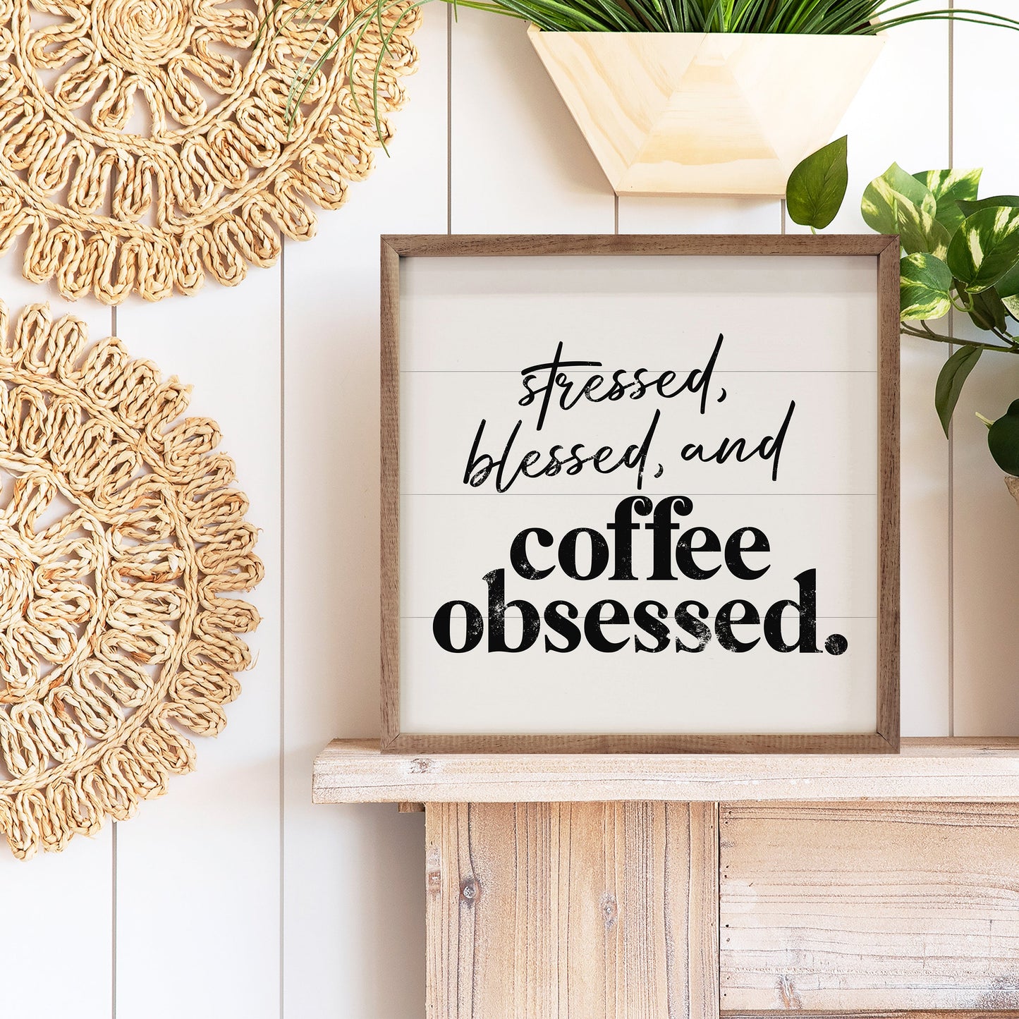 Coffee Obsessed White